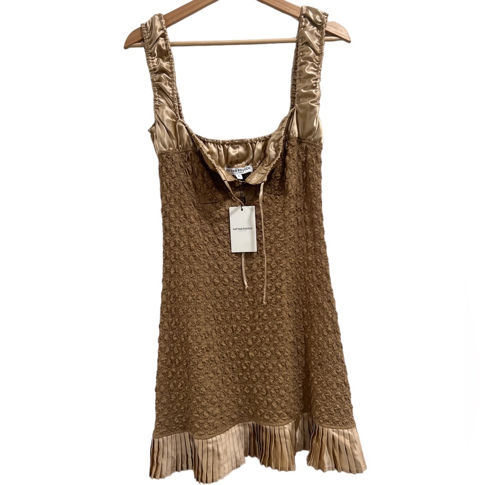 Fait Par Foutch BRIELLE DRESS - BROWN SUGAR